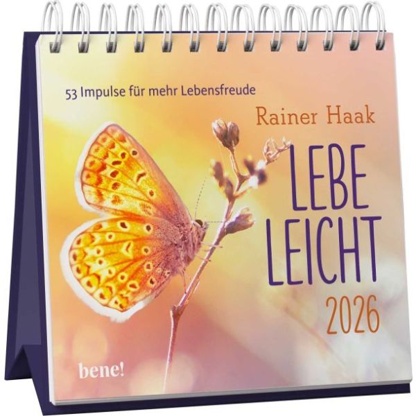 Lebe leicht 2026 - Aufstellkalender