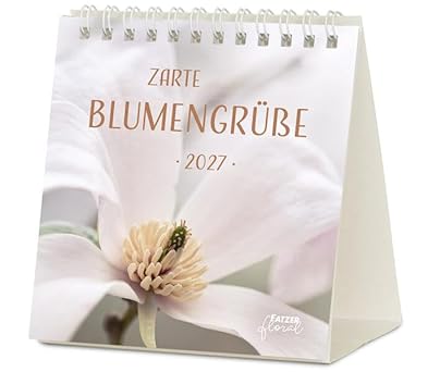 Zarte Blumengrüße 2027 (Aufstellkalender)