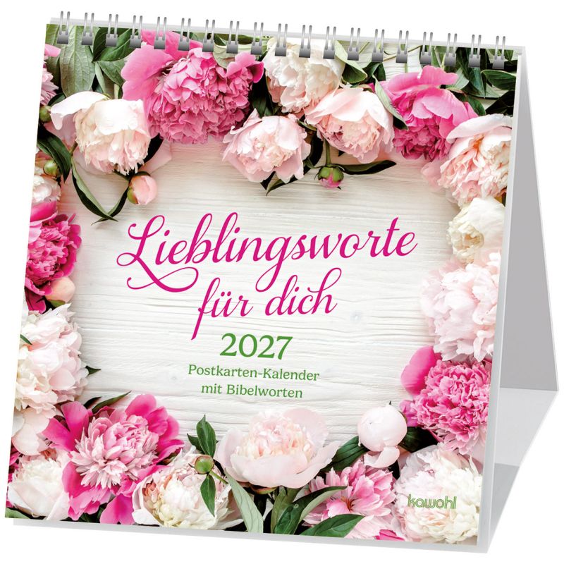Lieblingsworte für dich 2027 (Postkartenkalender)