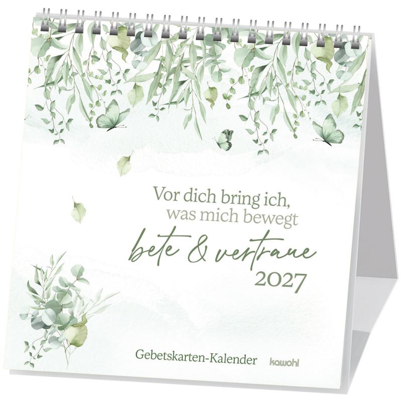 Vor dich bring ich, was mich bewegt 2027 (Postkartenkalender)