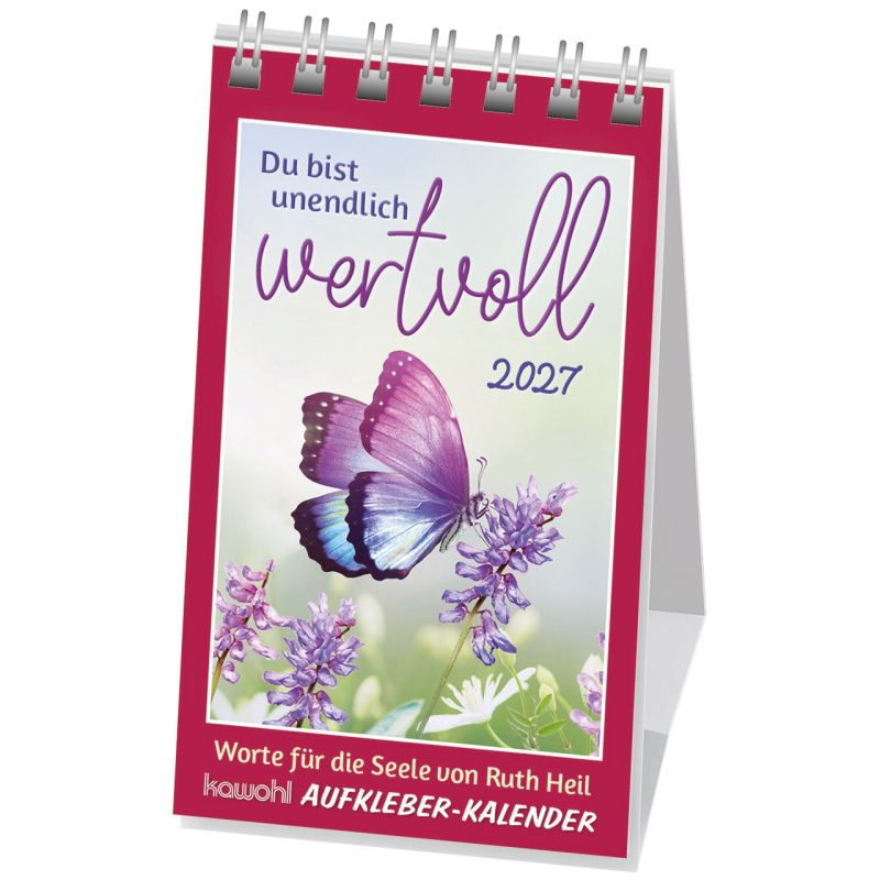 Du bist unendlich wertvoll 2027 (Aufkleber-Kalender)
