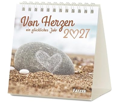Von Herzen ein glückliches Jahr 2027 (Aufstellkalender)