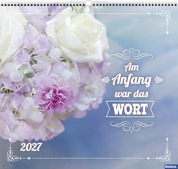 Am Anfang war das Wort 2027 (Wandkalender)