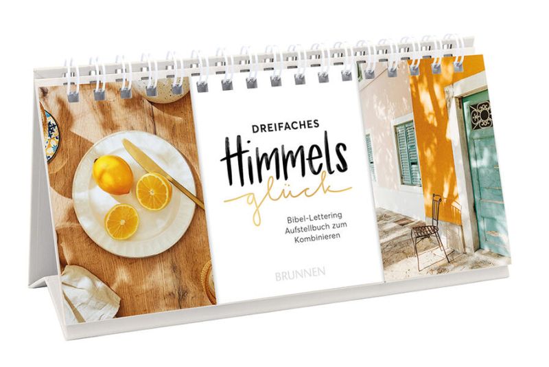 Dreifaches Himmelsglück - Bibel-Lettering Aufstellbuch zum Kombinieren