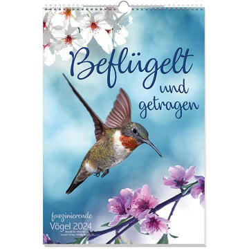 Beflügelt und getragen - Vögel 2024 (Wandkalender) 30x44cm