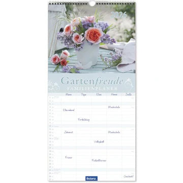 Gartenfreude 2026 (Familien-Wandplaner)