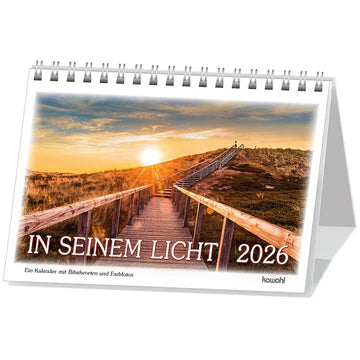 In seinem Licht 2026 (Aufstellkalender) 15x11cm