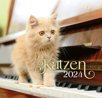 Katzen 2024 (Wandkalender)