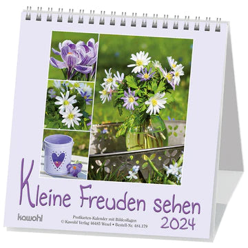 Kleine Freuden sehen 2024 (Postkartenkalender)