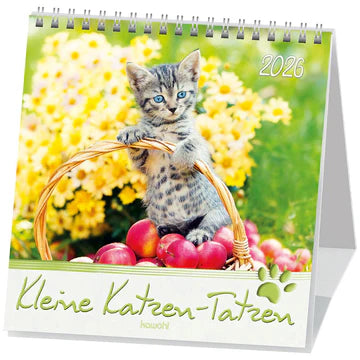 Kleine Katzen-Tatzen 2026 (Postkartenkalender)