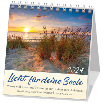 Licht für deine Seele 2024 (Aufstellkalender) 12x12cm