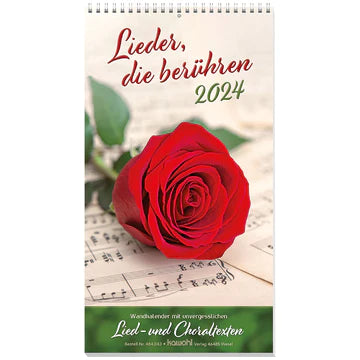 Lieder, die berühren 2024 (Wandkalender)