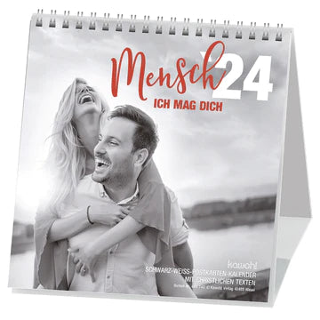 Mensch, ich mag dich 2024 (Postkartenkalender)