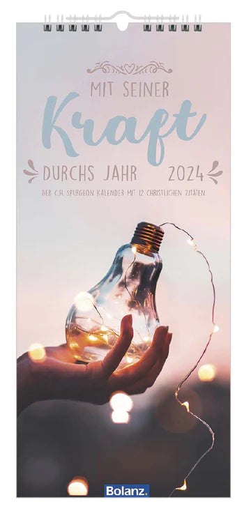 Mit Seiner Kraft durchs Jahr 2024 (Postkartenkalender)