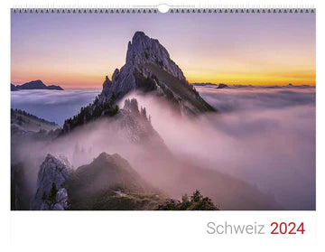 Schweiz 2024 - deutsche Ausgabe (Wandkalender)