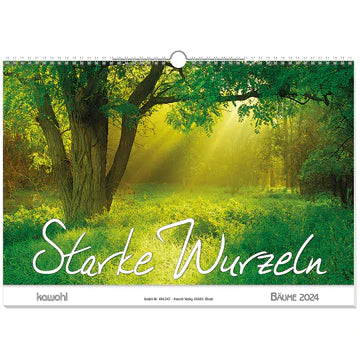 Starke Wurzeln - Bäume 2024 (Wandkalender)