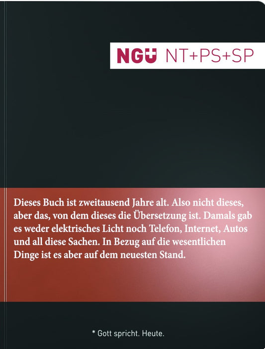 NGÜ - NT + Psalmen + Sprüche (Hosentaschenformat)