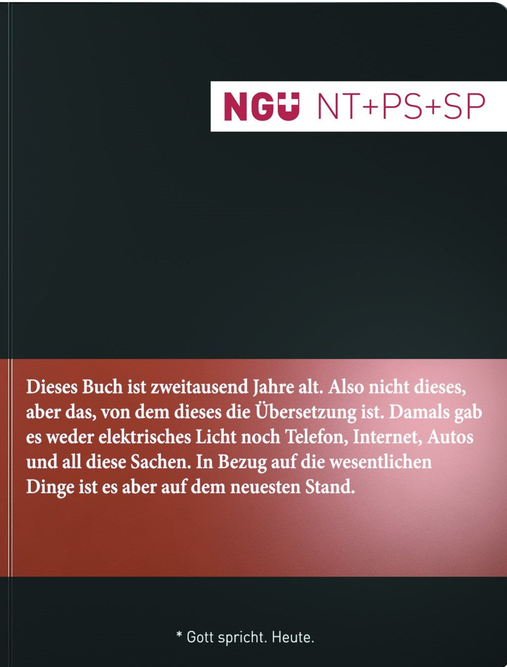 NGÜ - NT + Psalmen + Sprüche (Hosentaschenformat)
