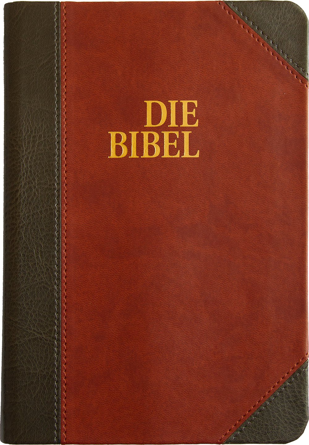 Schlachter-Bibel 2000 Duotone grau/braun mit Goldschnitt