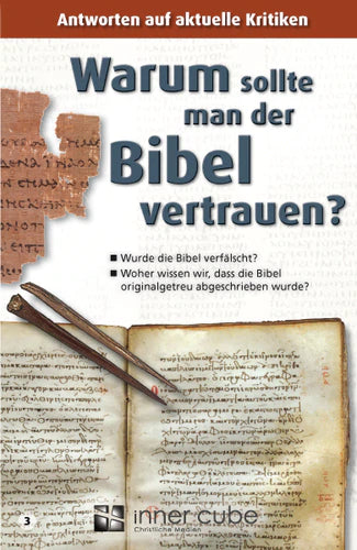 Studienfaltkarte 3- Warum sollte man der Bibel vertrauen