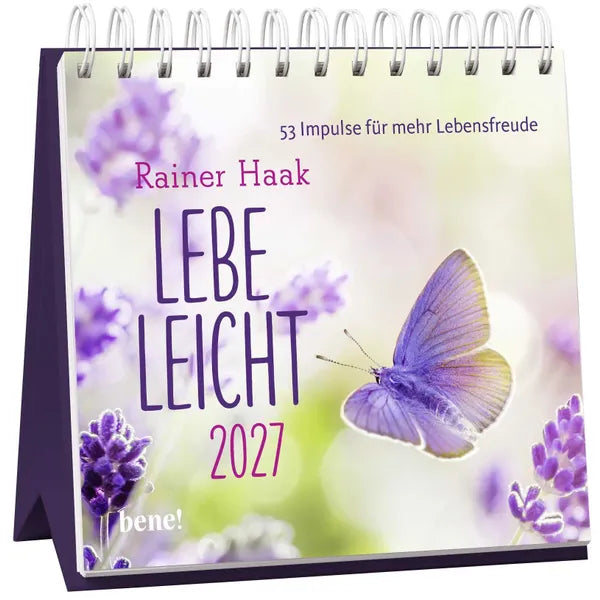 Lebe leicht 2027 - Aufstellkalender
