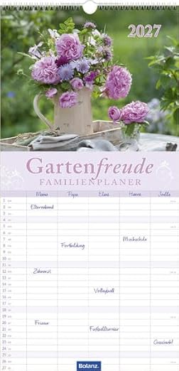 Gartenfreude 2027 (Familien-Wandplaner)