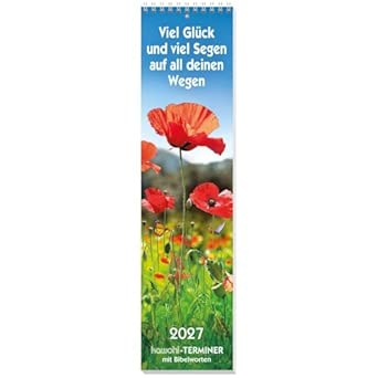 Viel Glück und viel Segen 2027 (Streifenkalender)