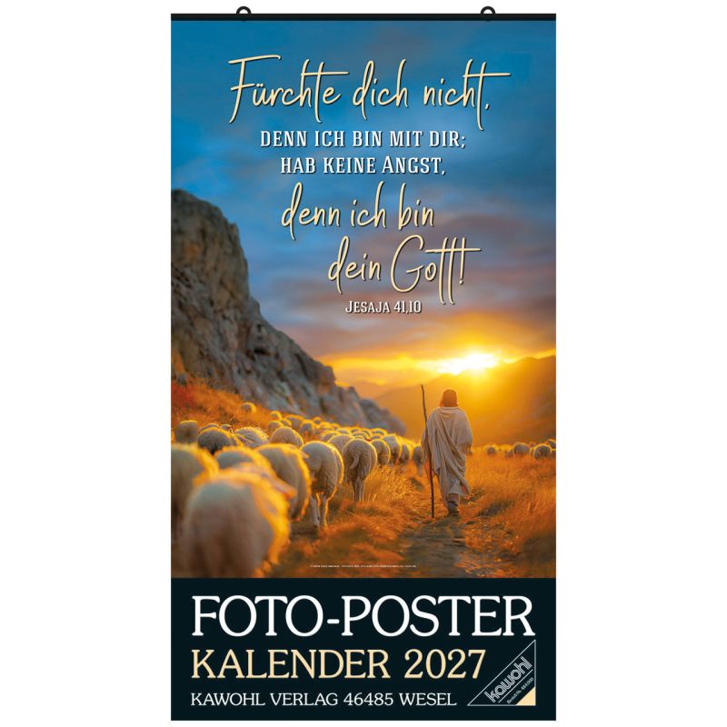 Foto-Poster-Kalender 2027 (Posterkalender gerollt)