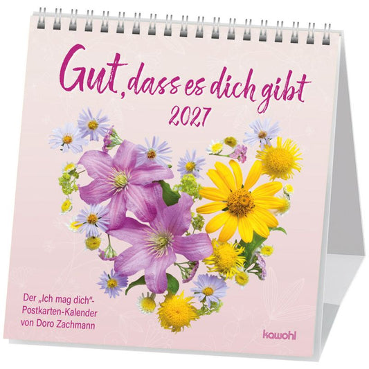 Gut, dass es dich gibt 2027 (Postkartenkalender)