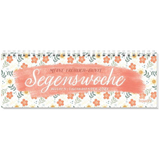 Meine fröhlich-bunte Segenswoche 2027 (Wochen-Tischkalender)