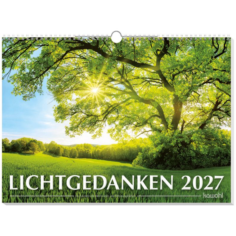 Lichtgedanken 2027 (Wandkalender) 42x30cm