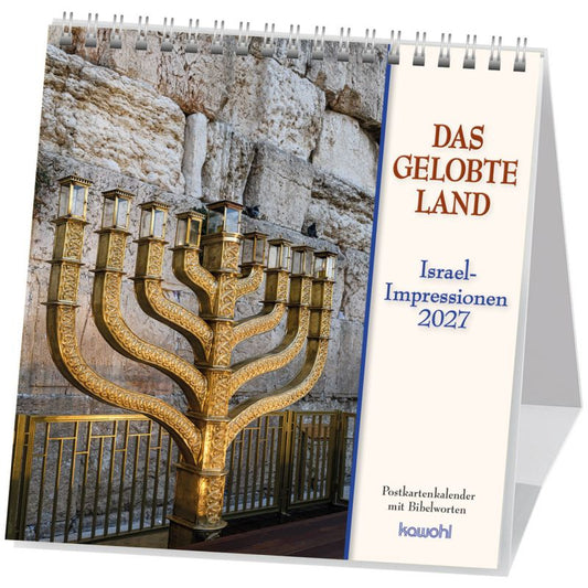 Das gelobte Land 2027 (Postkartenkalender)