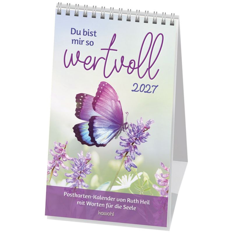 Du bist mir so wertvoll 2027 (Postkartenkalender) 12x21cm