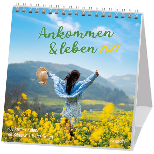 Ankommen & leben 2027 (Postkartenkalender)