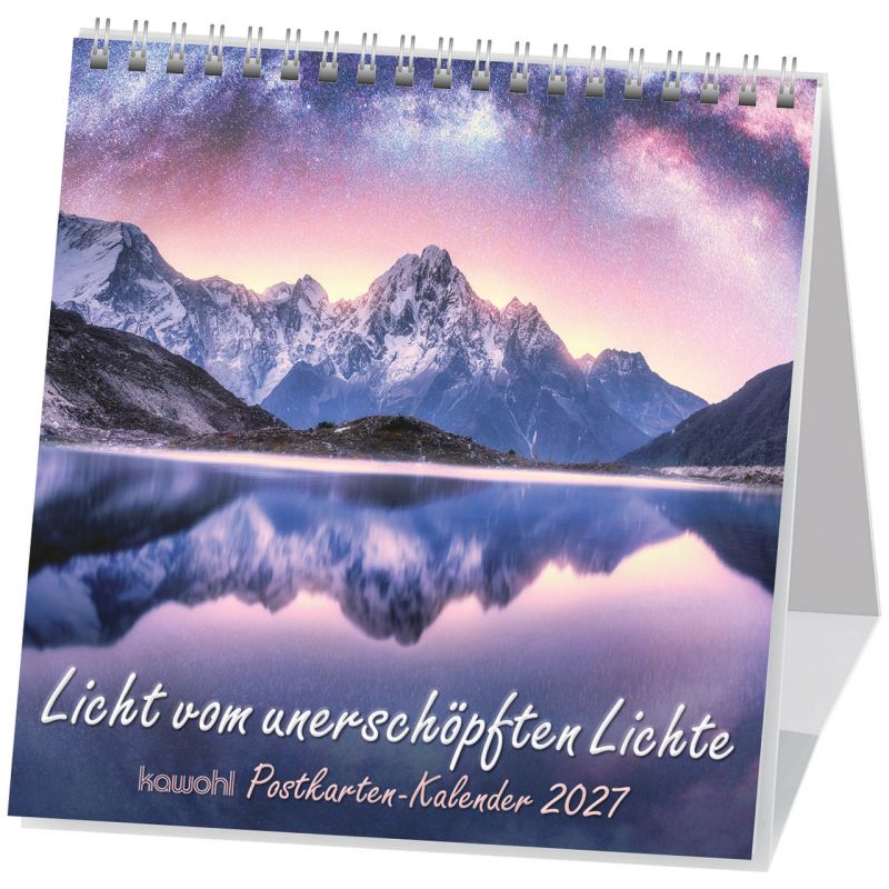 Licht vom unerschöpften Lichte 2027 (Postkartenkalender)