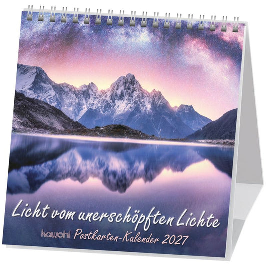 Licht vom unerschöpften Lichte 2027 (Postkartenkalender)