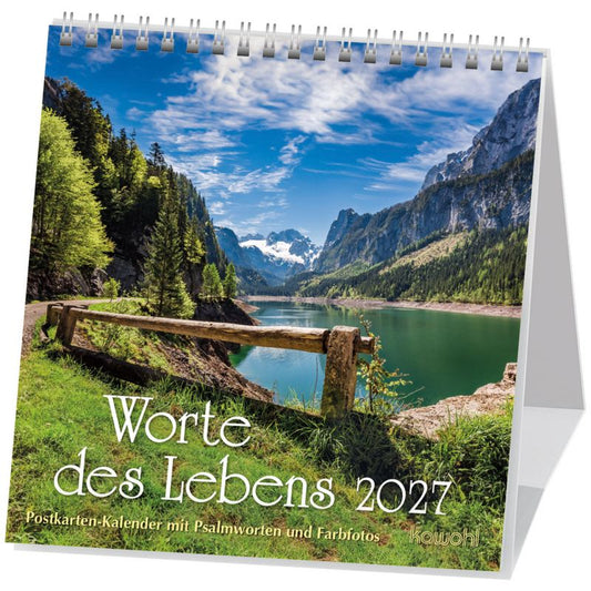 Worte des Lebens 2027 (Postkartenkalender)