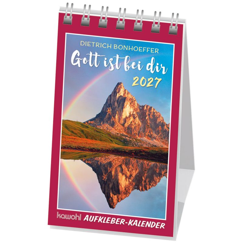 Gott ist bei dir 2027 (Aufkleberkalender)