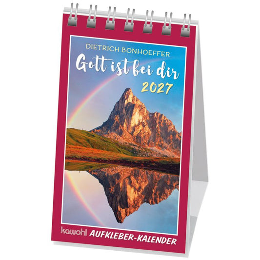 Gott ist bei dir 2027 (Aufkleberkalender)