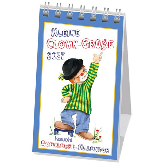 Kleine Clown-Grüße 2027 (Aufkleberkalender)