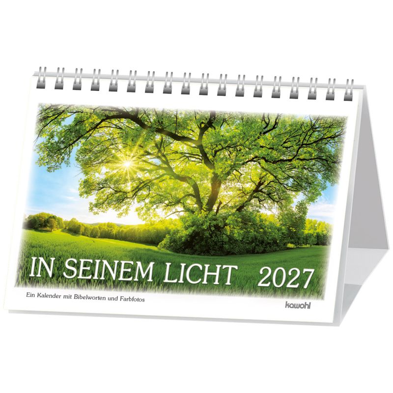 In seinem Licht 2027 (Aufstellkalender) 15x11cm