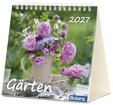 Gärten 2027 (Postkartenkalender) mit 12 Postkarten