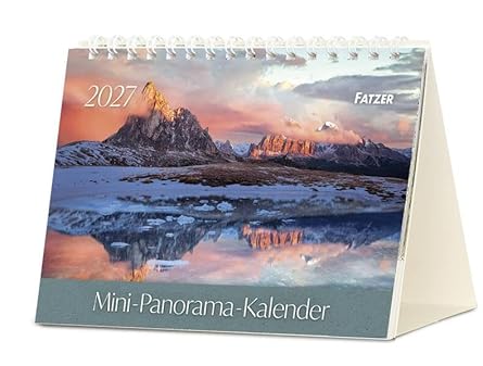 Mini Panorama Kalender 2027 (Aufstellkalender)