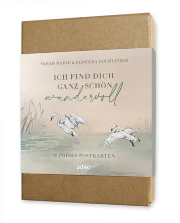 Ich find dich ganz schön wundervoll (18 Postkarten in Box)