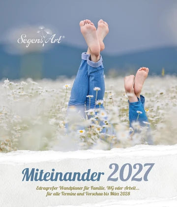 Miteinander - Familienplaner 2027 (Wandkalender)