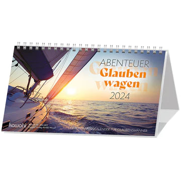 Abenteuer Glauben wagen 2024 (Postkartenkalender) 21x12cm