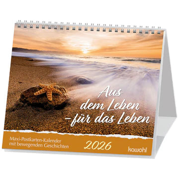 Aus dem Leben - für das Leben 2026 (Postkartenkalender)