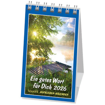 Ein gutes Wort für Dich 2026 (Aufkleberkalender)