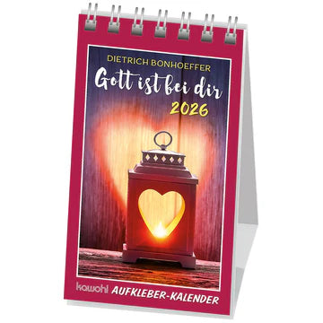 Gott ist bei dir 2026 (Aufkleberkalender)