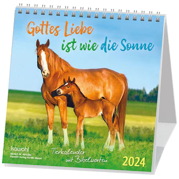 Gottes Liebe ist wie die Sonne 2024 (Postkartenkalender)